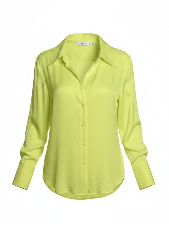Zara Tops - ZARA Neon Yellow Top